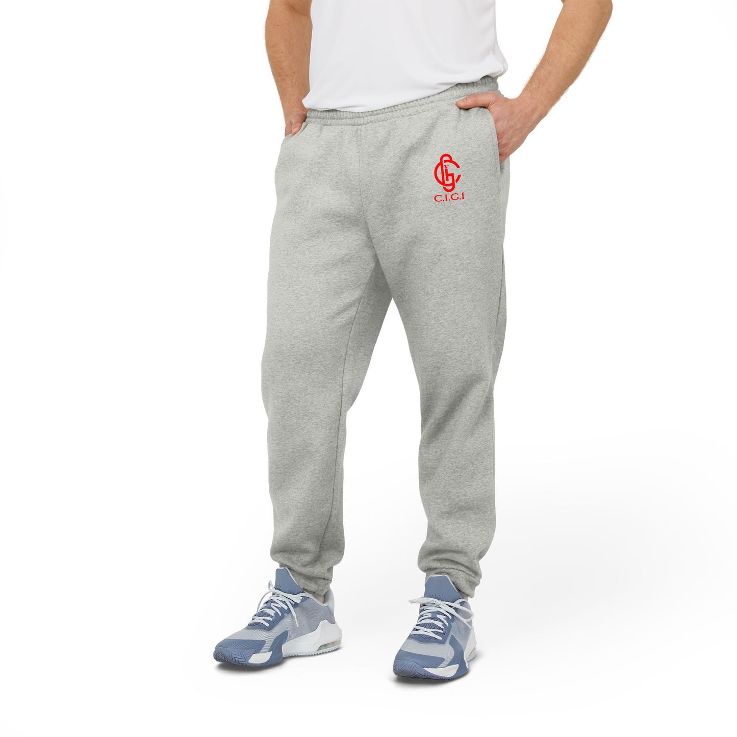 Cozy Adidas Unisex Fleece Joggers with Logo | Perfect for Athletes and Casual Wear