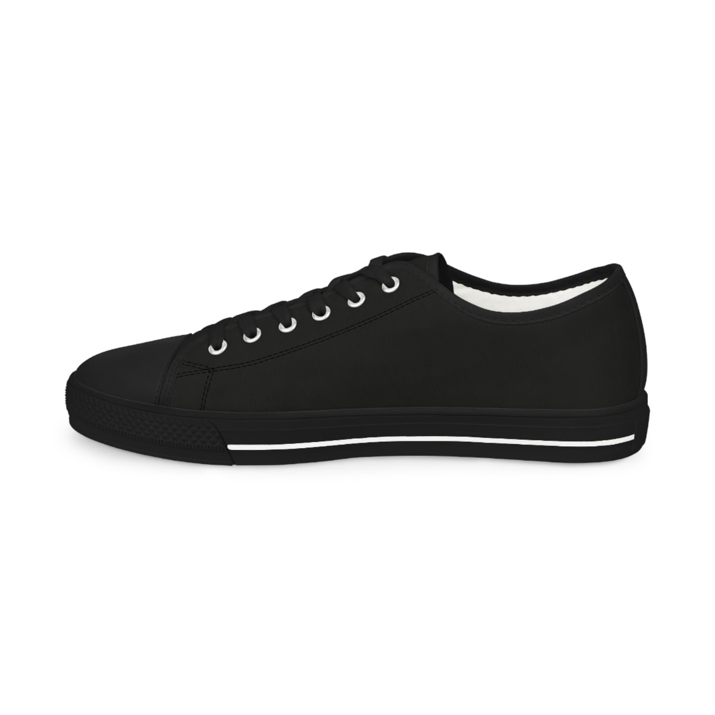 Casual Black Low Top Sneakers for Men with Red Logo - Stylish Everyday Footwear