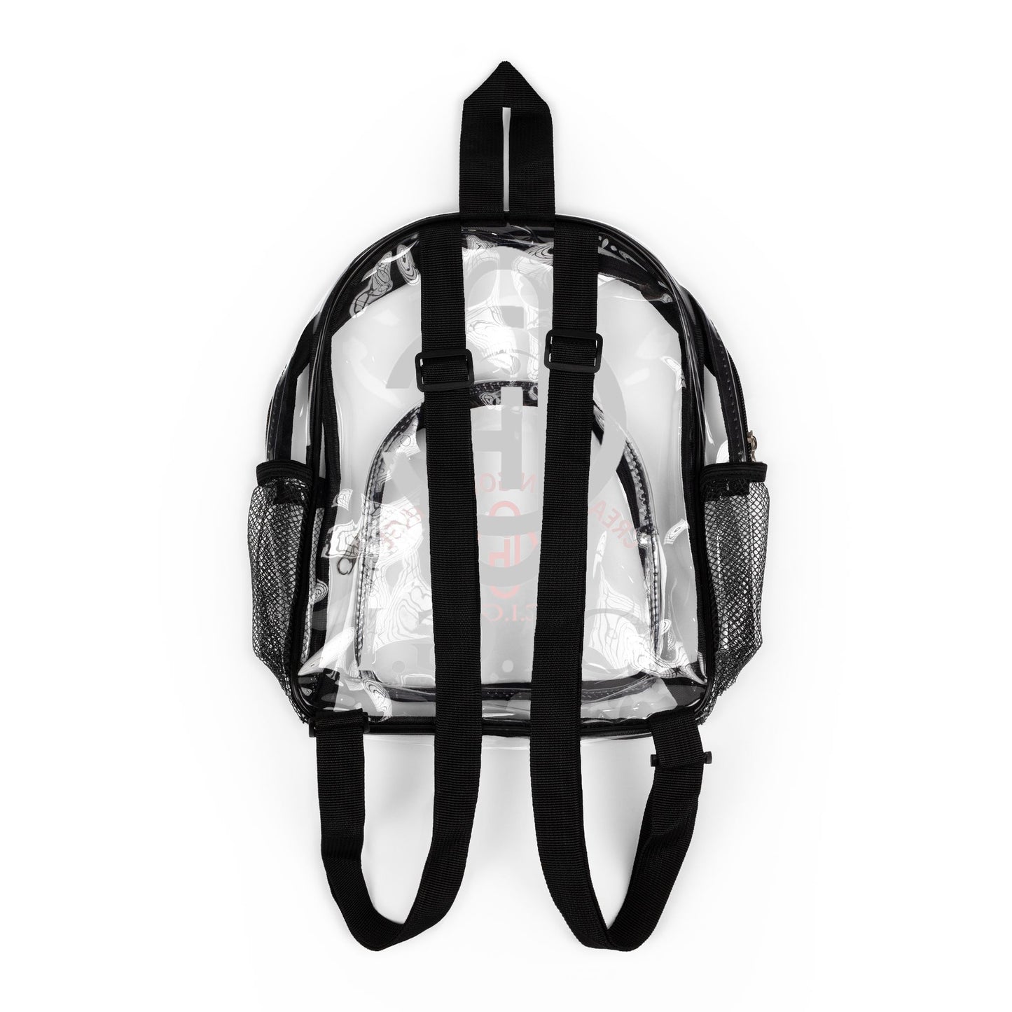 Clear Stadium Backpack, Transparent Bag, Game Day Essential, Concert Tote, Sports Event Purse, Festival Gear, Clear Plastic Rucksack
