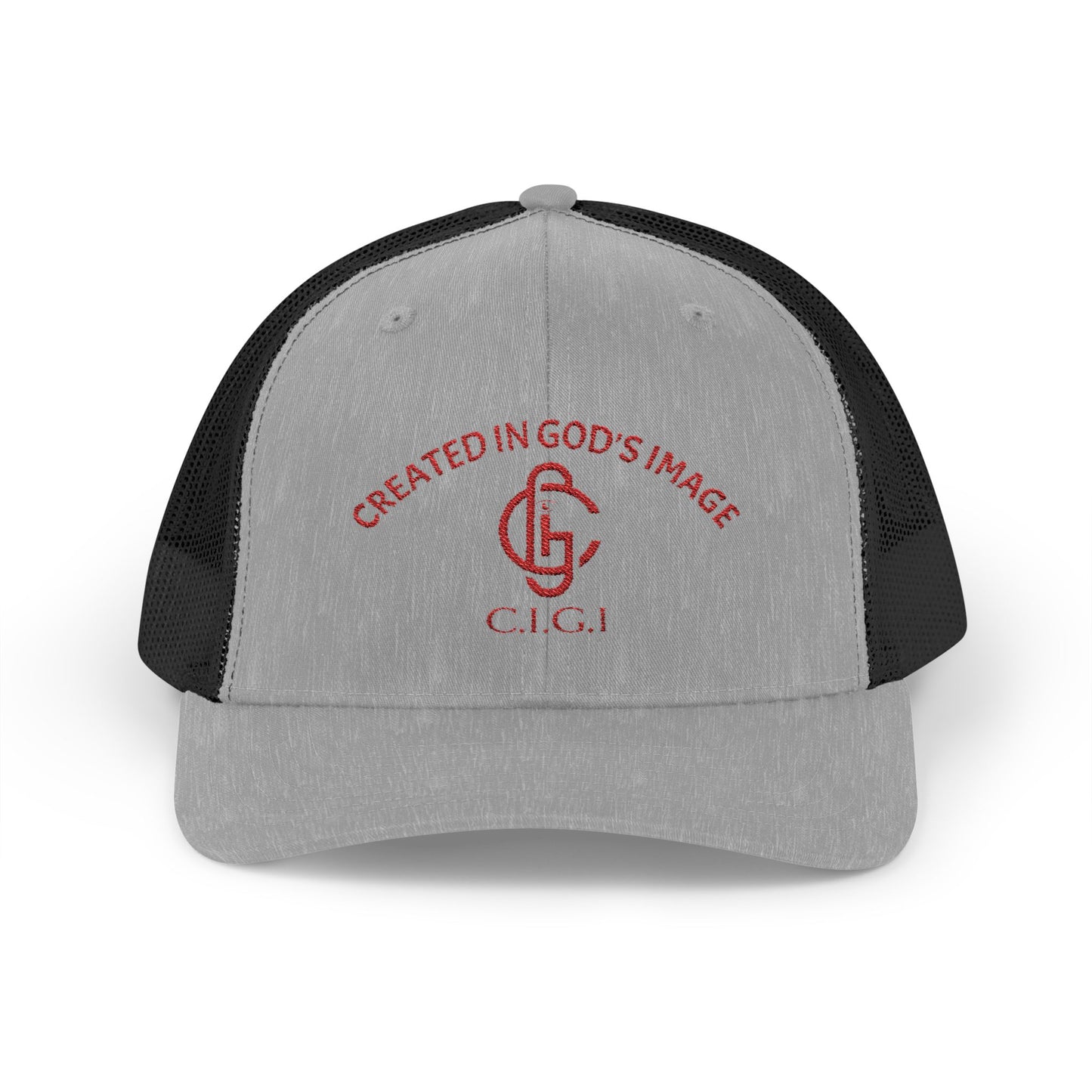Created in God's Image Snapback Trucker Cap, Faith-Based Hat, Inspirational Gift, Religious Apparel, Everyday Comfort