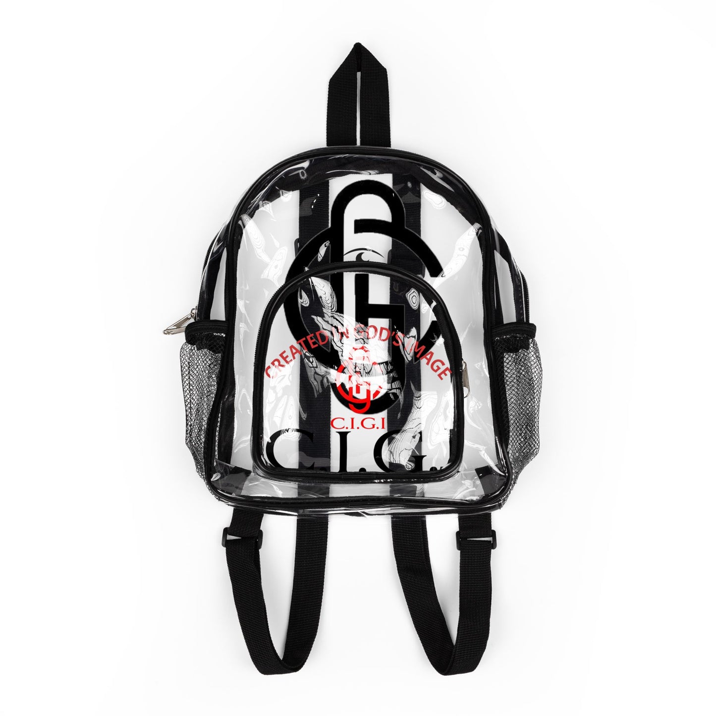 Clear Stadium Backpack, Transparent Bag, Game Day Essential, Concert Tote, Sports Event Purse, Festival Gear, Clear Plastic Rucksack