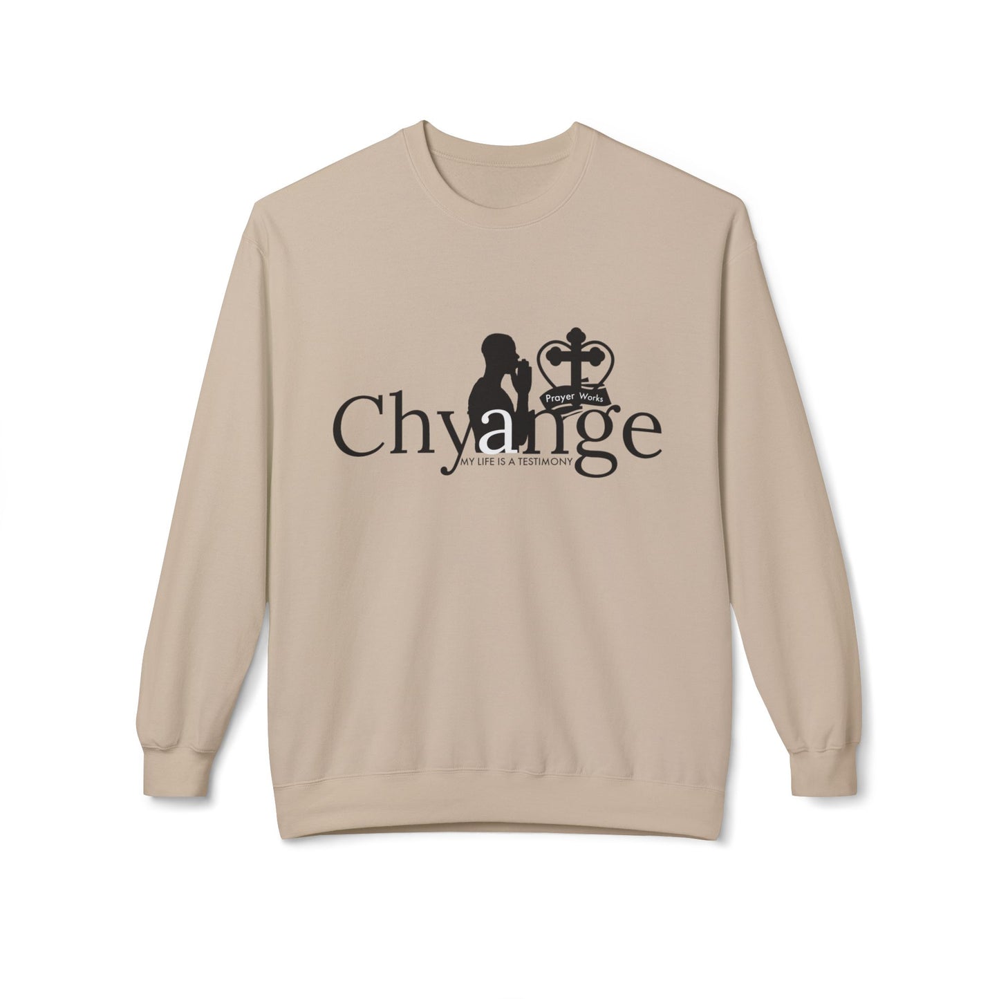 Chyange Unisex Crewneck Sweatshirt - Life is a Television Design - Cozy and Stylish