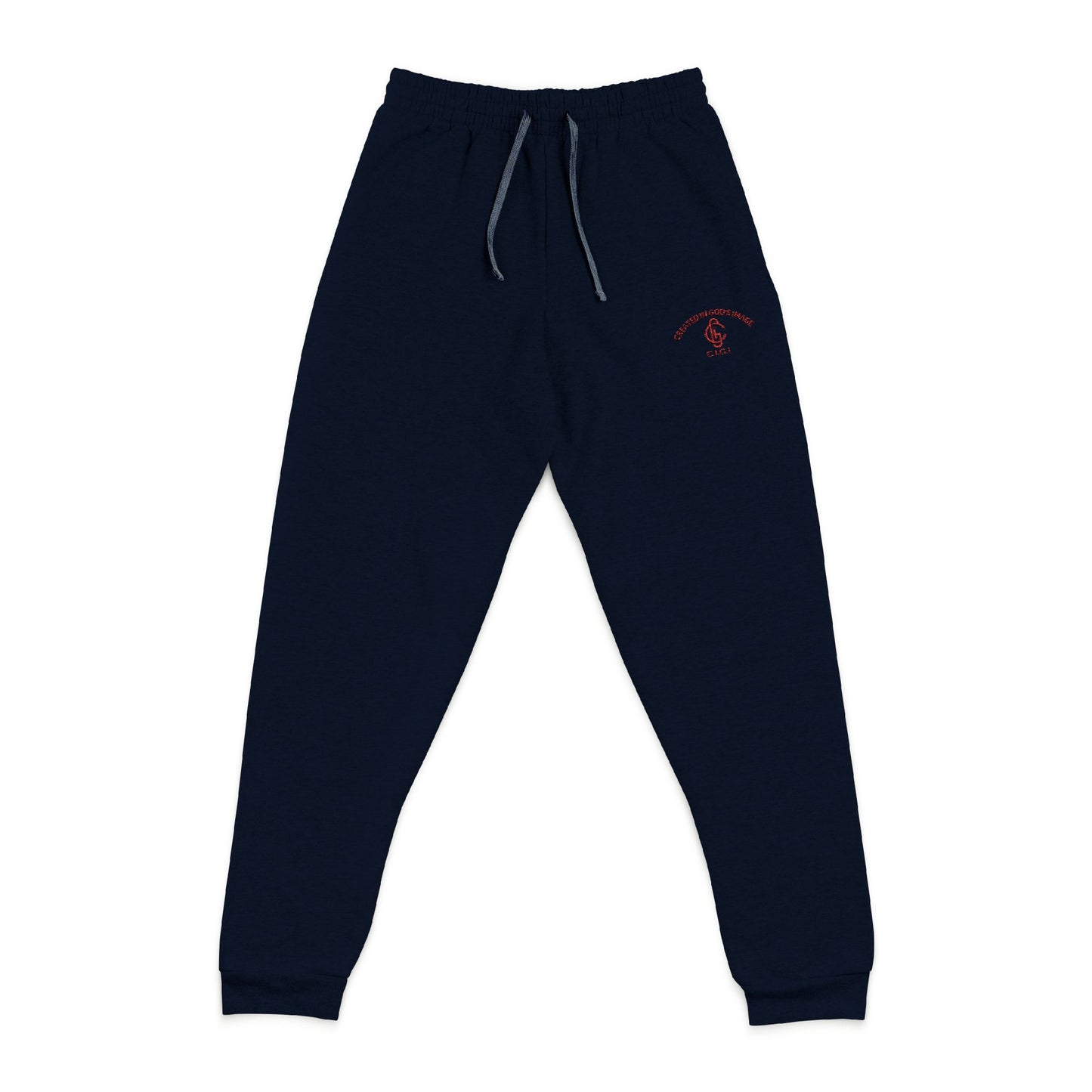 Cozy Embroidered Unisex Joggers | Relaxed Fit Lounge Pants, Casual Wear, Travel, Gift for Him/Her, Everyday Comfort