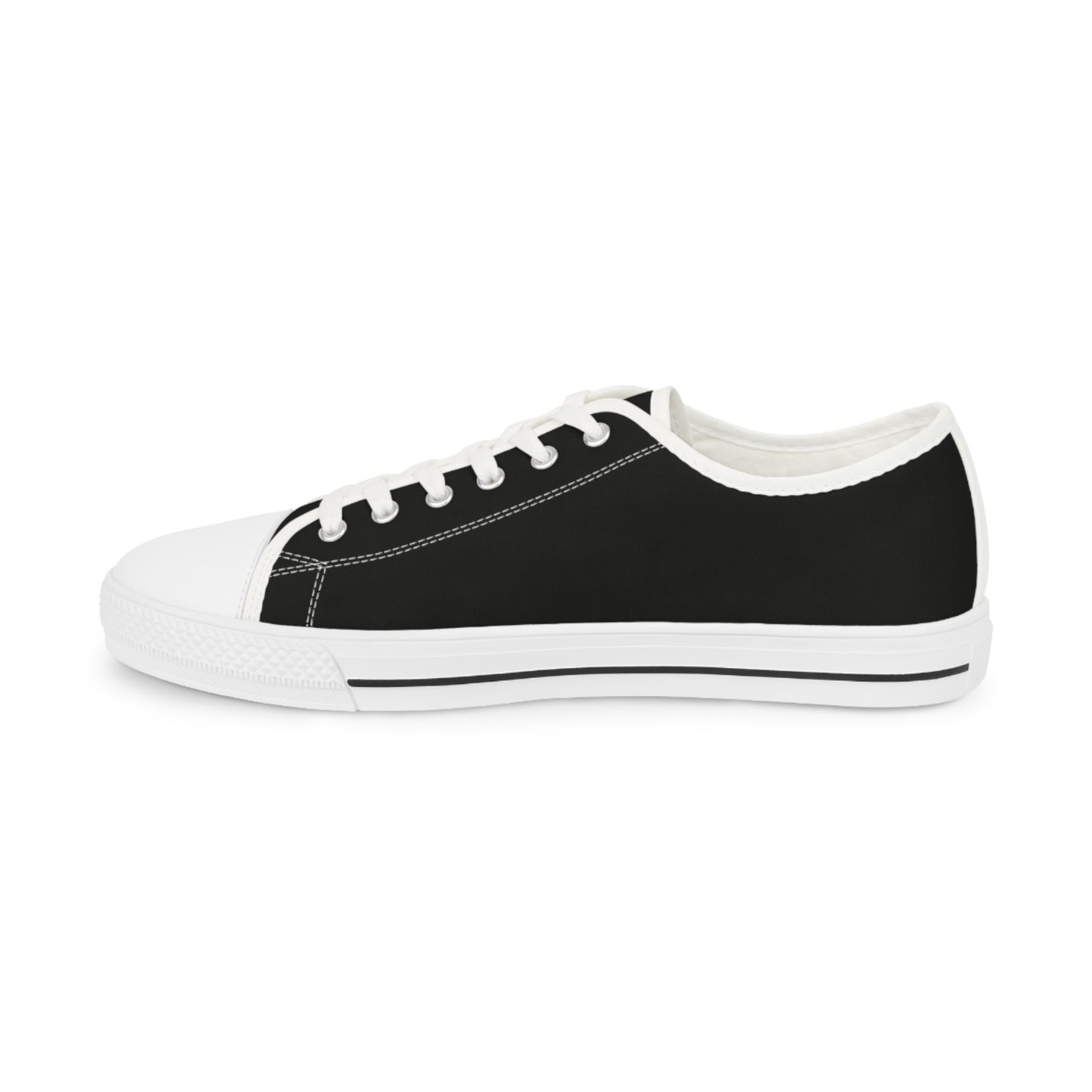 Casual Black Low Top Sneakers for Men with Red Logo - Stylish Everyday Footwear