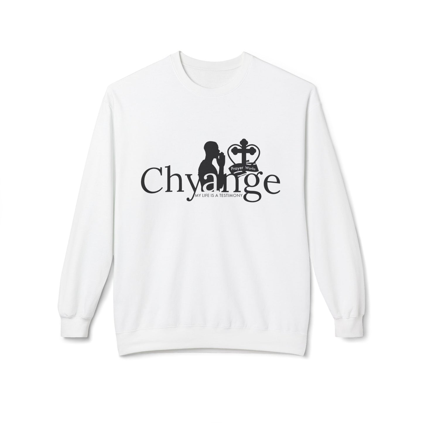 Chyange Unisex Crewneck Sweatshirt - Life is a Television Design - Cozy and Stylish