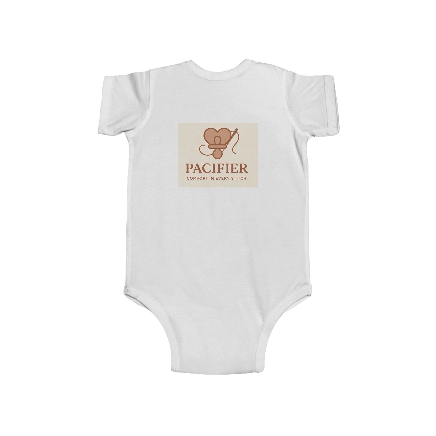 Cute Infant Bodysuit with Pacifier Design - Perfect for Newborns