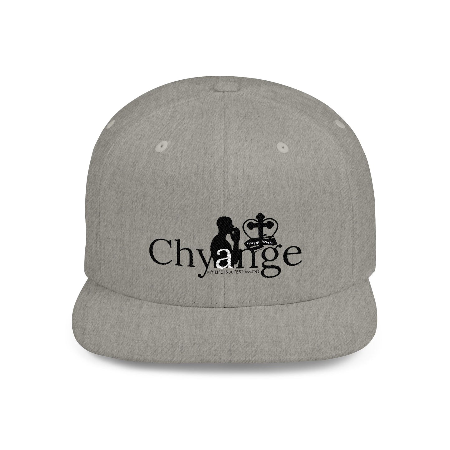 Chyange Flat Bill Snapback Cap - Stylish Adjustable Hat for Trendsetters