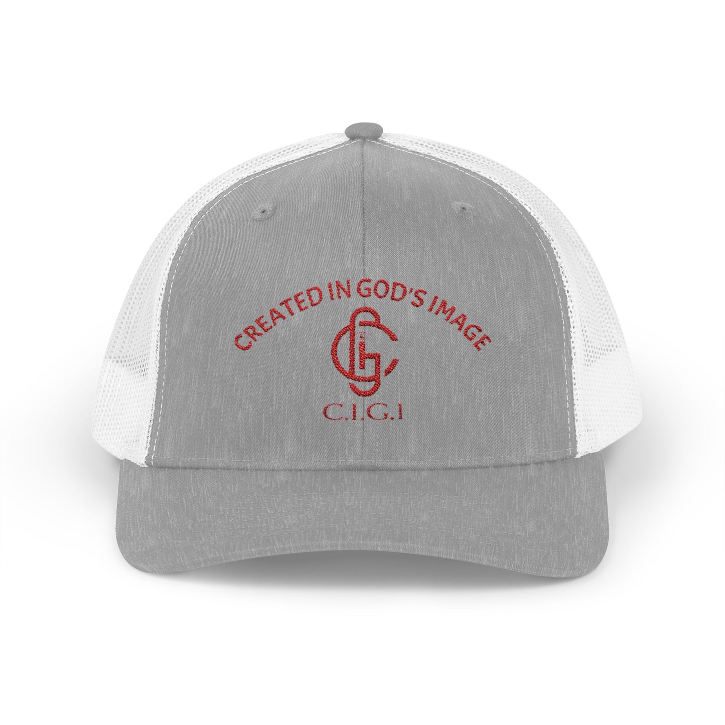 Created in God's Image Snapback Trucker Cap, Faith-Based Hat, Inspirational Gift, Religious Apparel, Everyday Comfort