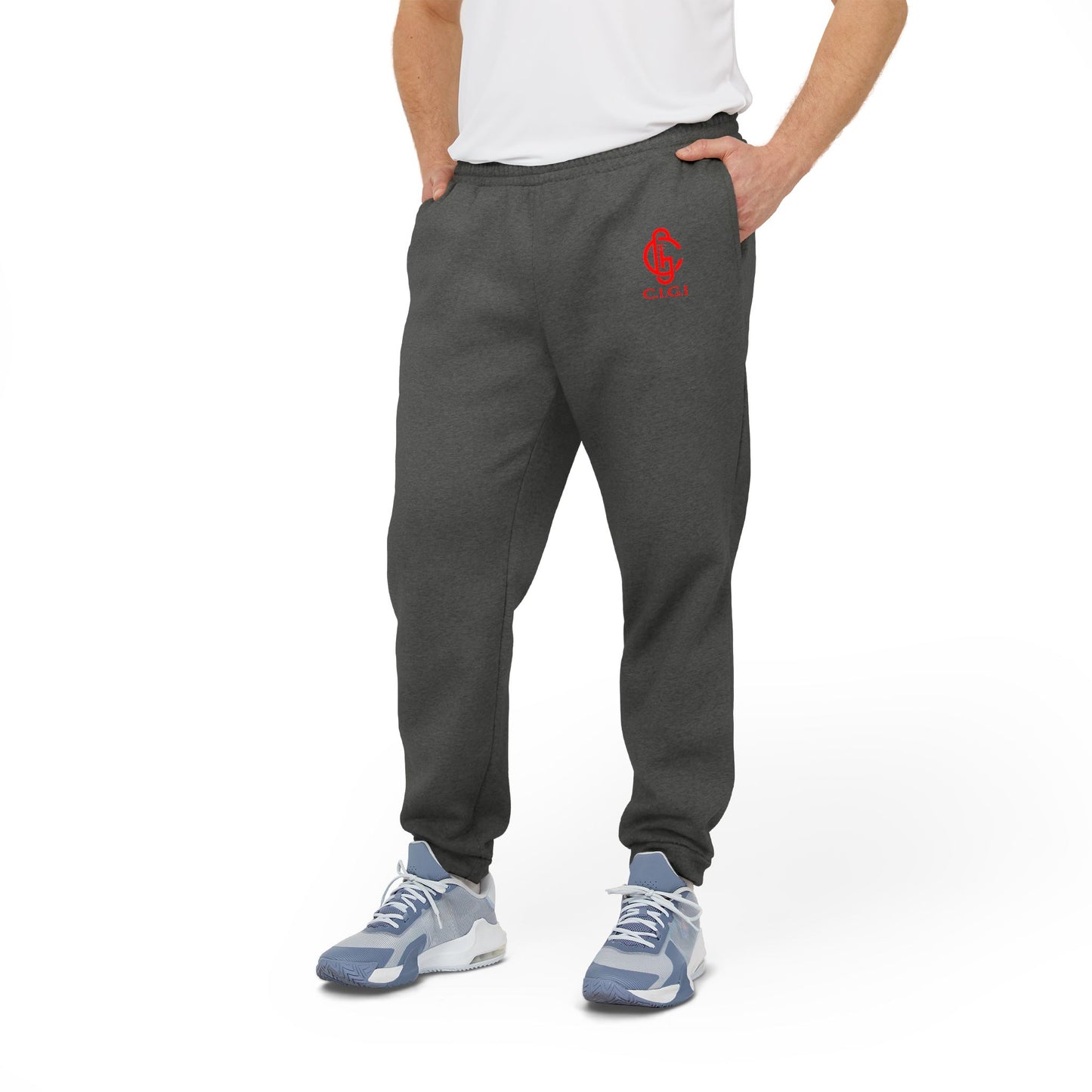 Cozy Adidas Unisex Fleece Joggers with Logo | Perfect for Athletes and Casual Wear