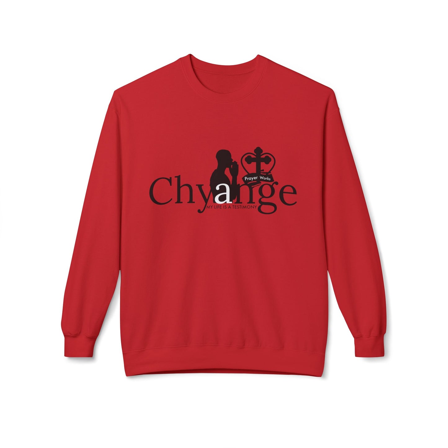Chyange Unisex Crewneck Sweatshirt - Life is a Television Design - Cozy and Stylish