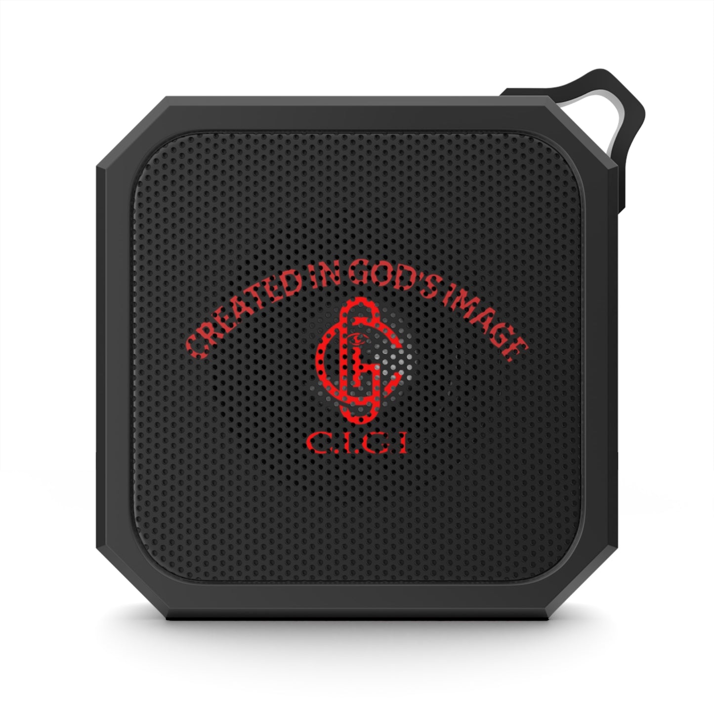 Outdoor Bluetooth Speaker - Created In God's Image, Portable Sound System, Camping Speaker, Waterproof Bluetooth, Perfect for Gifts