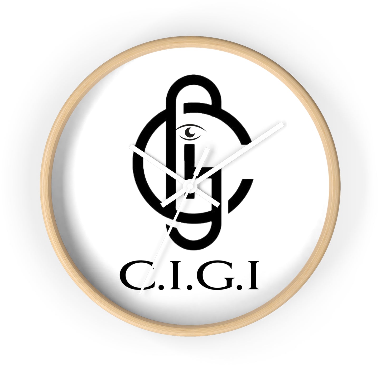 Stylish Minimalist Wall Clock - Modern Home Decor, C.I.G.I. Wall Art, Unique Gift, Office Timer, Scandinavian Design