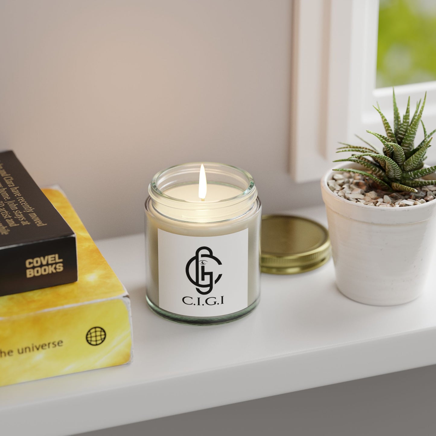 Candle Therapy: Coconut Apricot Scented Candle | Relaxation Gift, Home Decor, Aromatherapy, Self-Care, Eco-Friendly