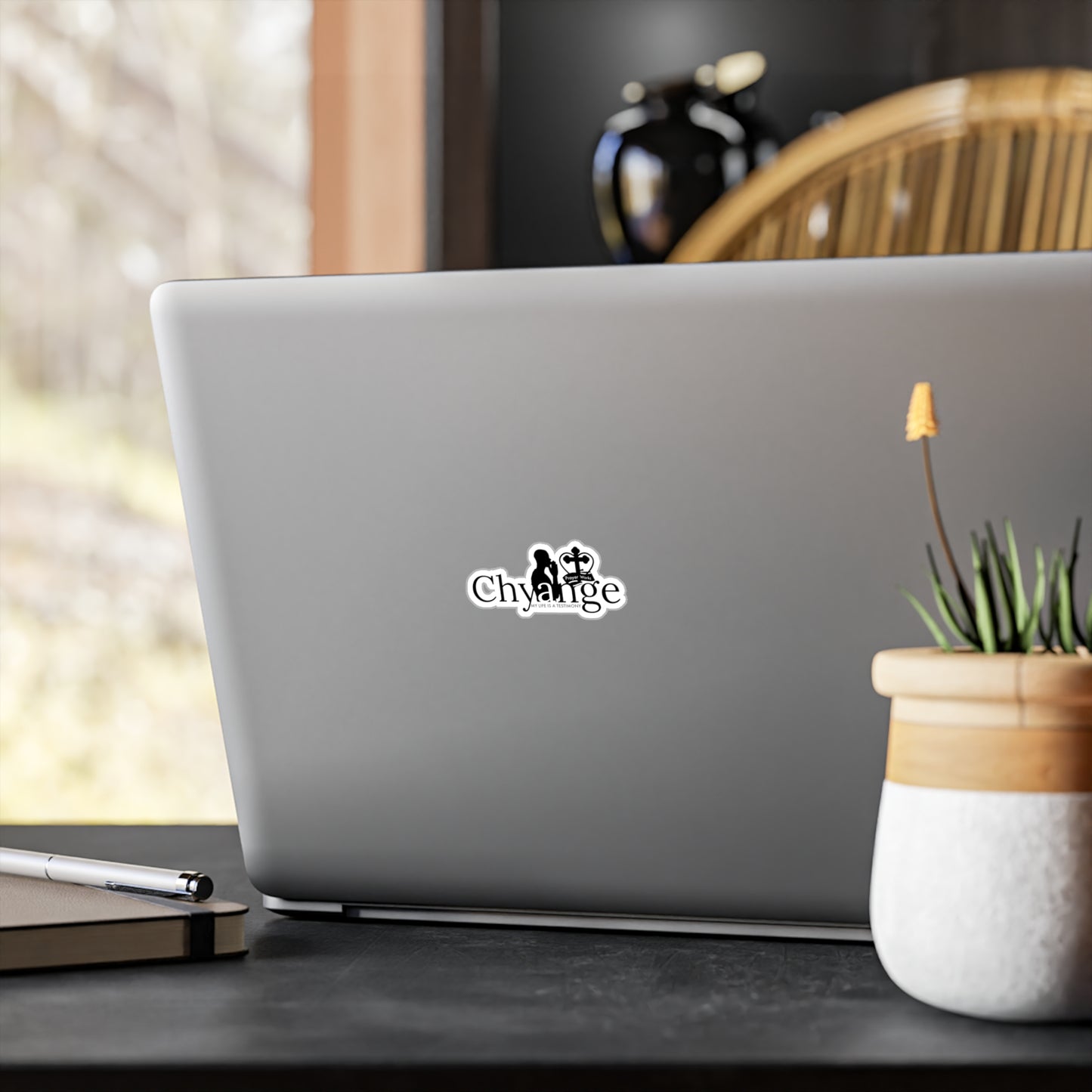 Inspirational Kiss-Cut Vinyl Decals – 'My Life is a Testimony' Designs