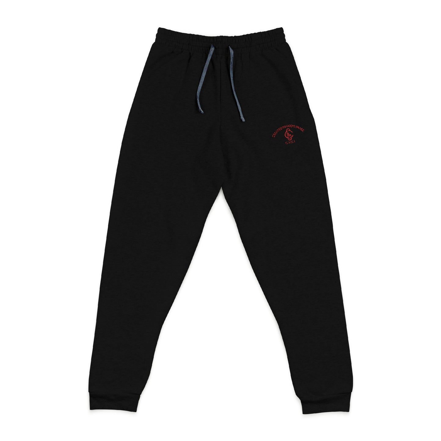 Cozy Embroidered Unisex Joggers | Relaxed Fit Lounge Pants, Casual Wear, Travel, Gift for Him/Her, Everyday Comfort