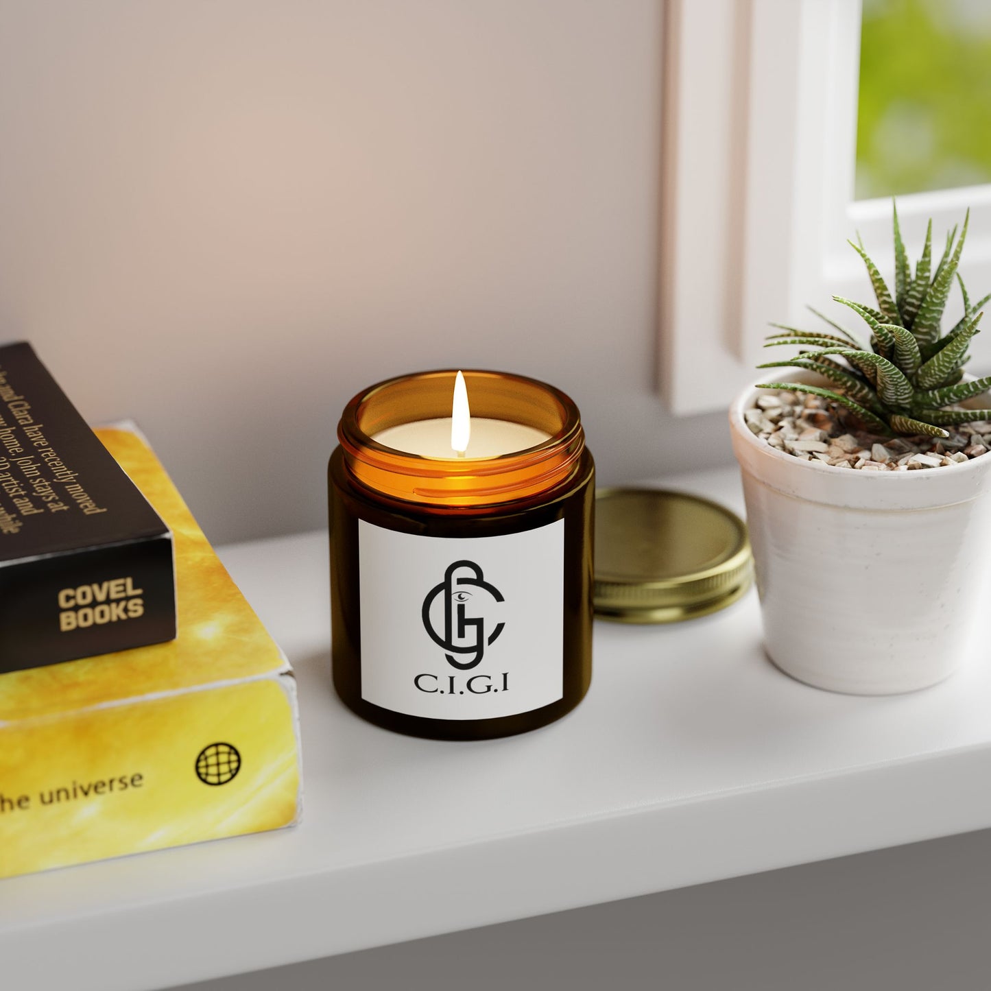 Candle Therapy: Coconut Apricot Scented Candle | Relaxation Gift, Home Decor, Aromatherapy, Self-Care, Eco-Friendly