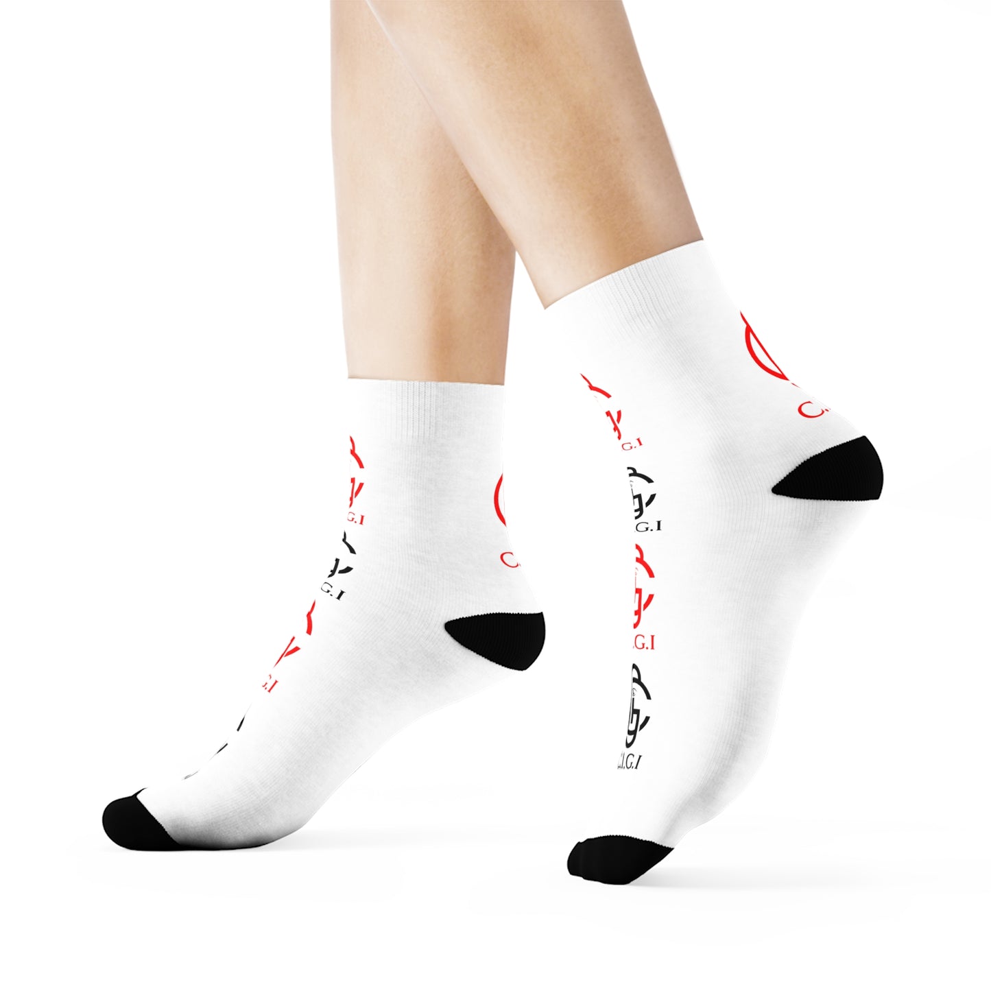Stylish Crew Socks with Chic Design, Cozy Footwear, Unique Gift for Her, Casual & Trendy Socks, Fun Accessories for Any Occasion