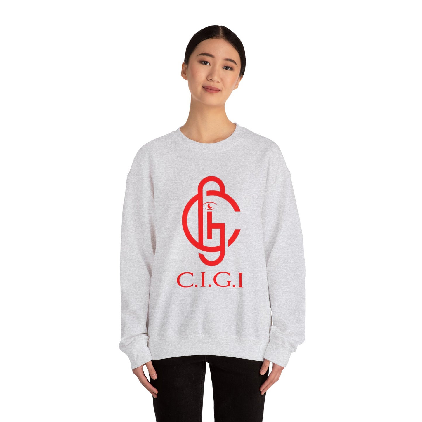 C.I.G.I. Unisex Heavy Blend Crewneck Sweatshirt - Cozy Streetwear for All Occasions