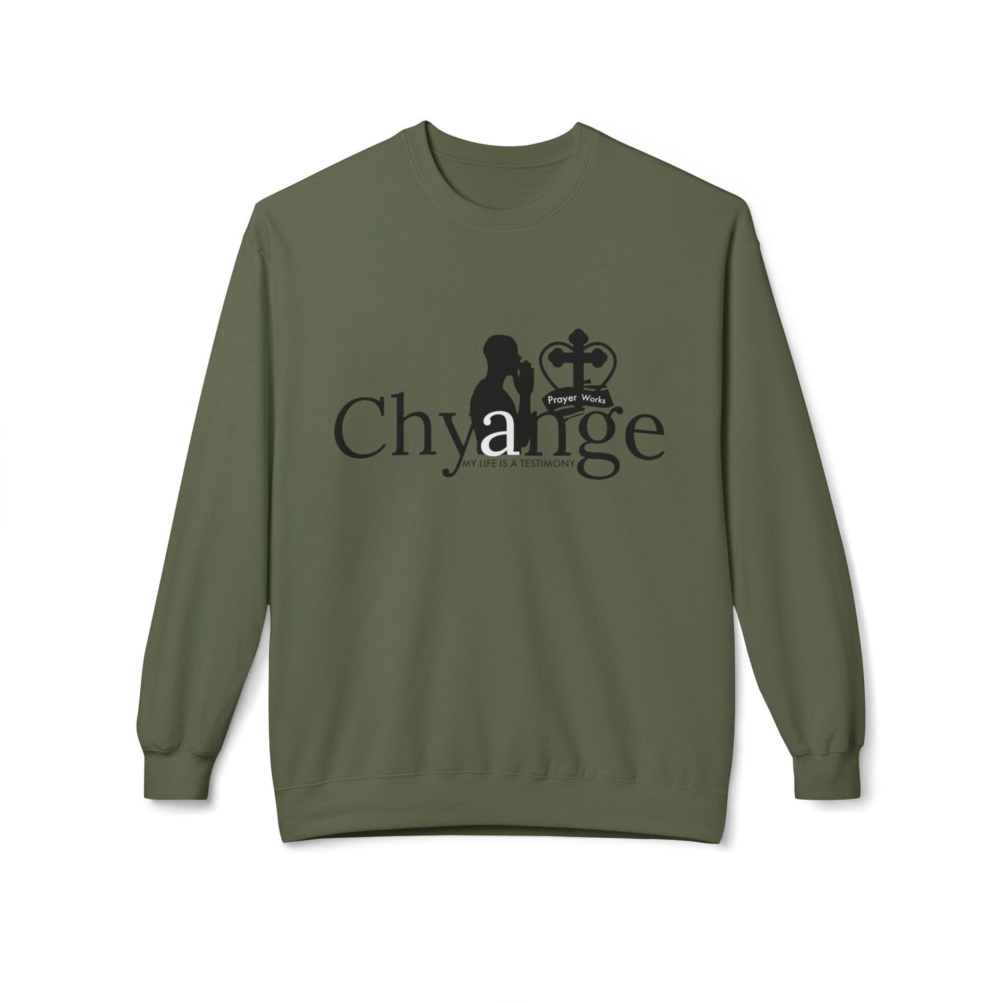 Chyange Unisex Crewneck Sweatshirt - Life is a Television Design - Cozy and Stylish