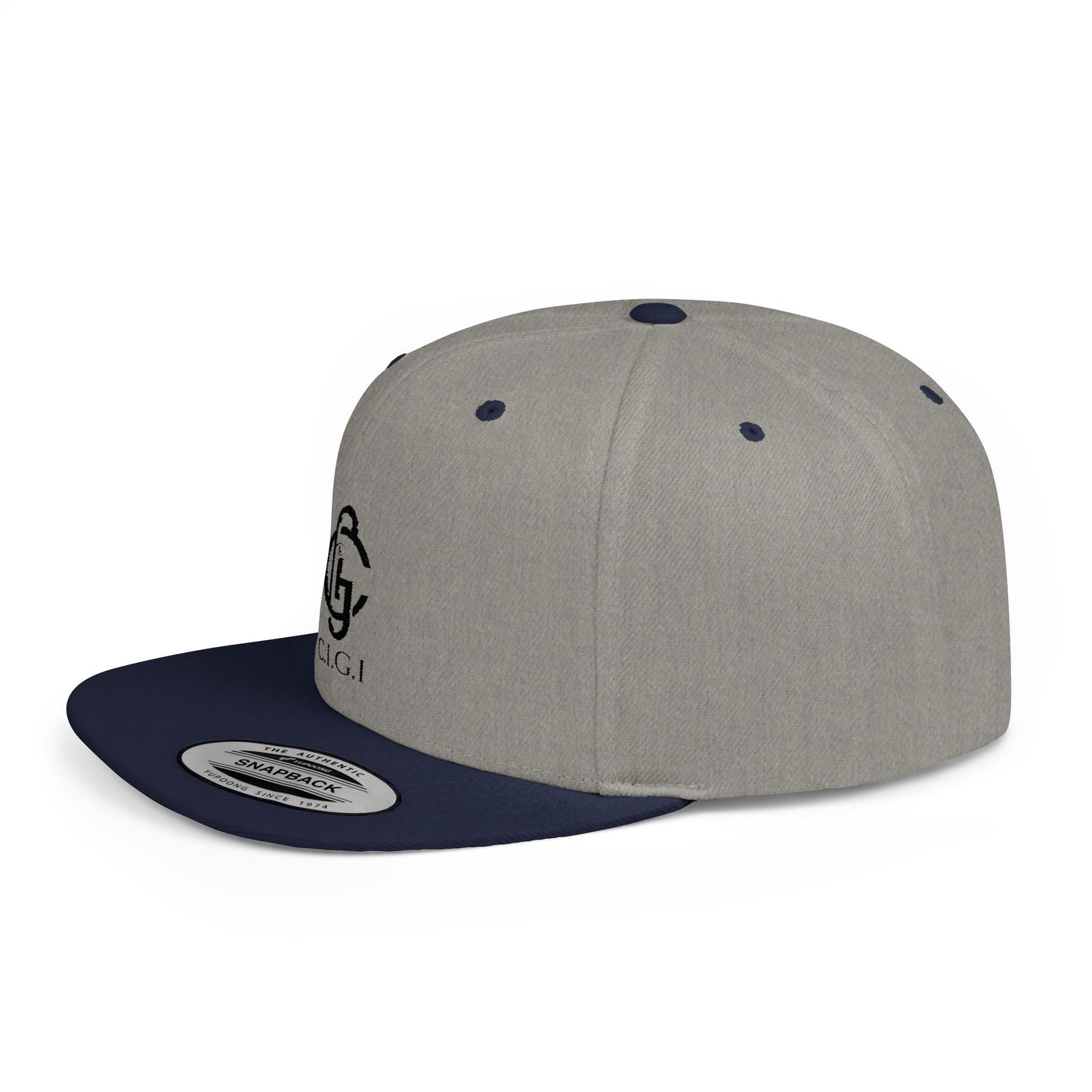 C.I.G.I. Flat Bill Snapback Cap - Stylish & Modern Headwear for Every Occasion