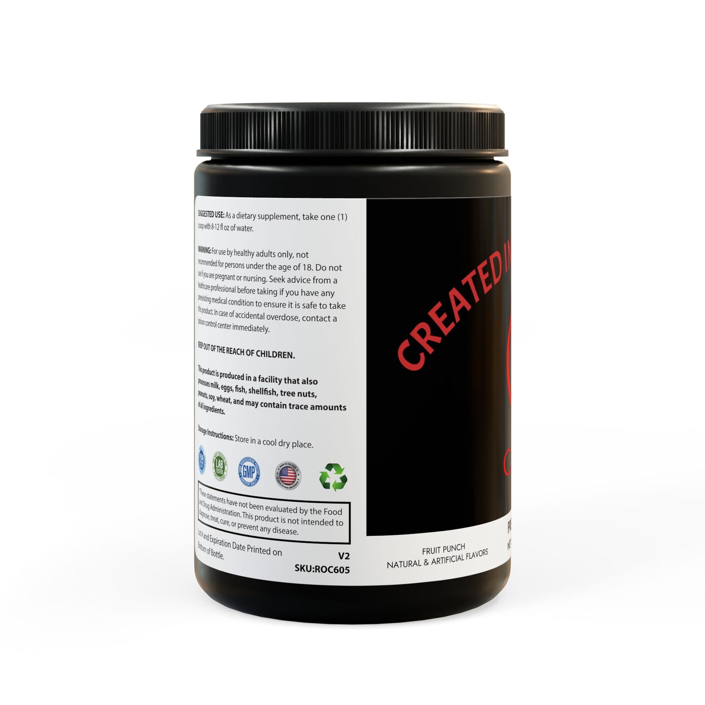 Pre-Workout Supplement, Fruit Punch (204g, 7.1oz)