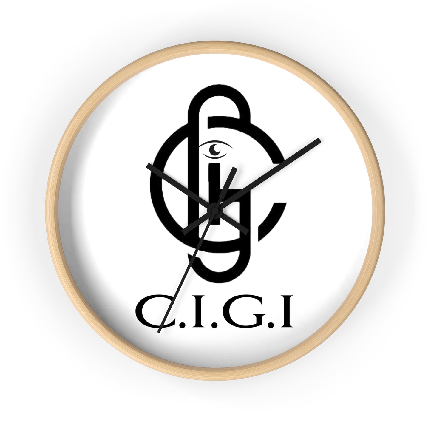 Stylish Minimalist Wall Clock - Modern Home Decor, C.I.G.I. Wall Art, Unique Gift, Office Timer, Scandinavian Design