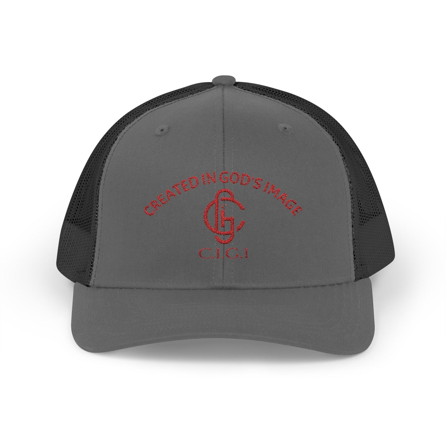 Created in God's Image Snapback Trucker Cap, Faith-Based Hat, Inspirational Gift, Religious Apparel, Everyday Comfort