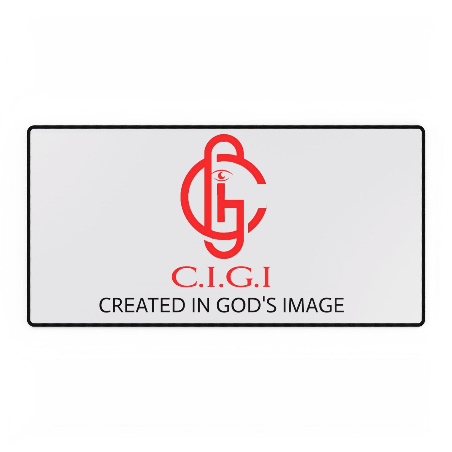 Inspirational Desk Mat - Created in God's Image - Motivational Office Decor