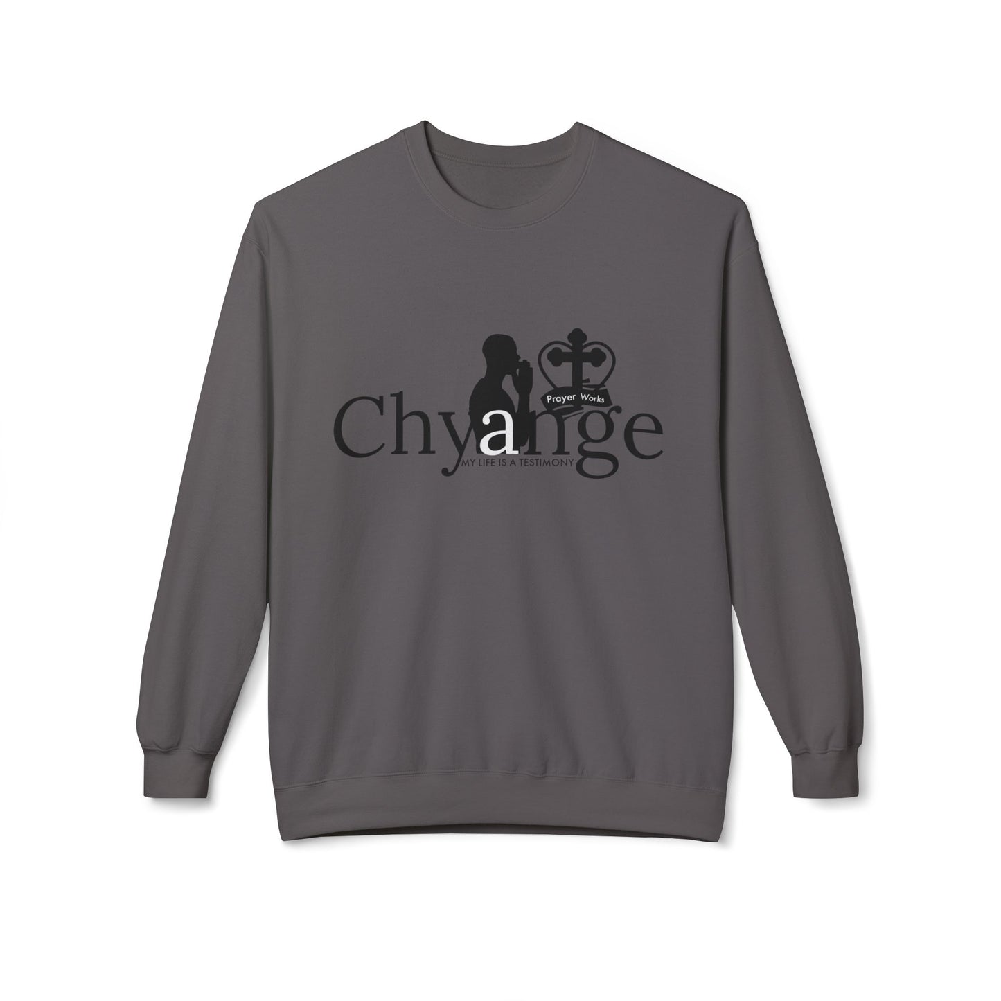 Chyange Unisex Crewneck Sweatshirt - Life is a Television Design - Cozy and Stylish