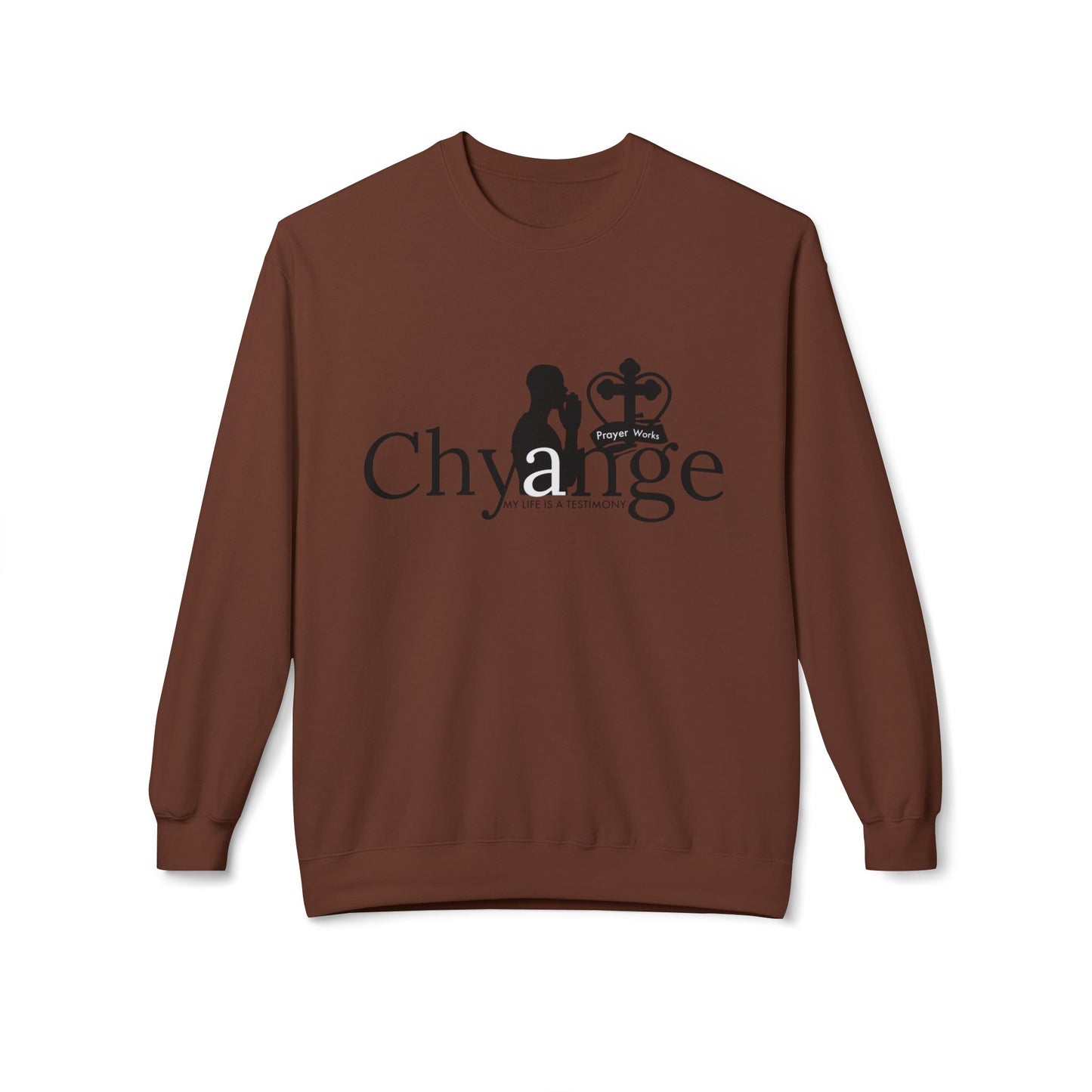 Chyange Unisex Crewneck Sweatshirt - Life is a Television Design - Cozy and Stylish