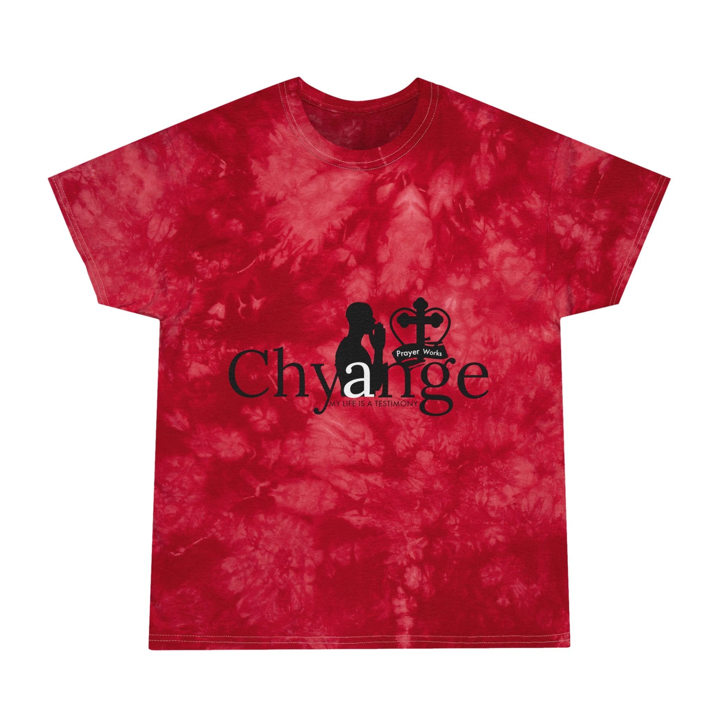 Chyange Tie-Dye Tee - Vibrant Blue Relaxed Fit Shirt