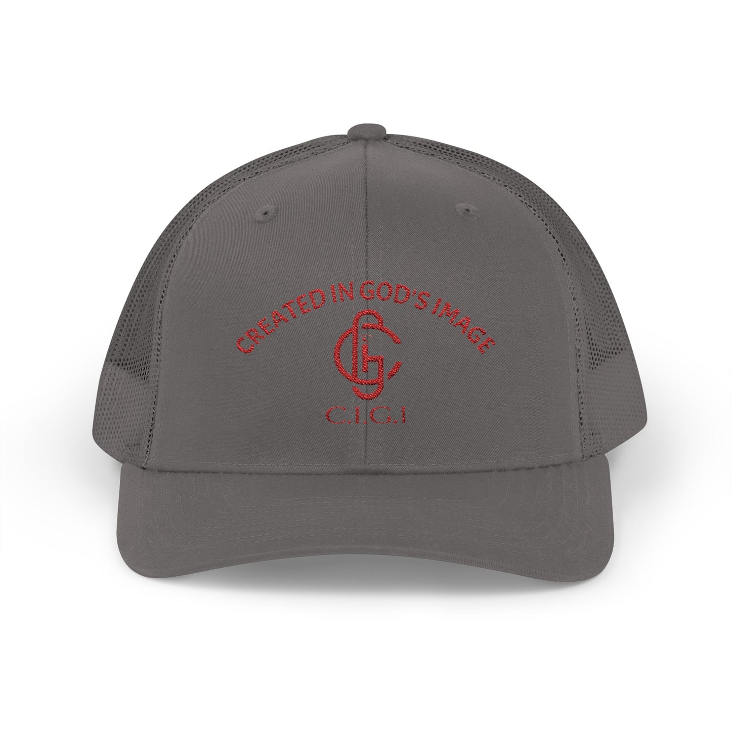 Created in God's Image Snapback Trucker Cap, Faith-Based Hat, Inspirational Gift, Religious Apparel, Everyday Comfort