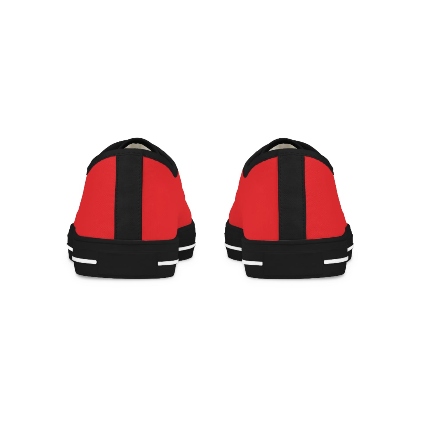 Stylish Men's Red Low Top Sneakers with Logo