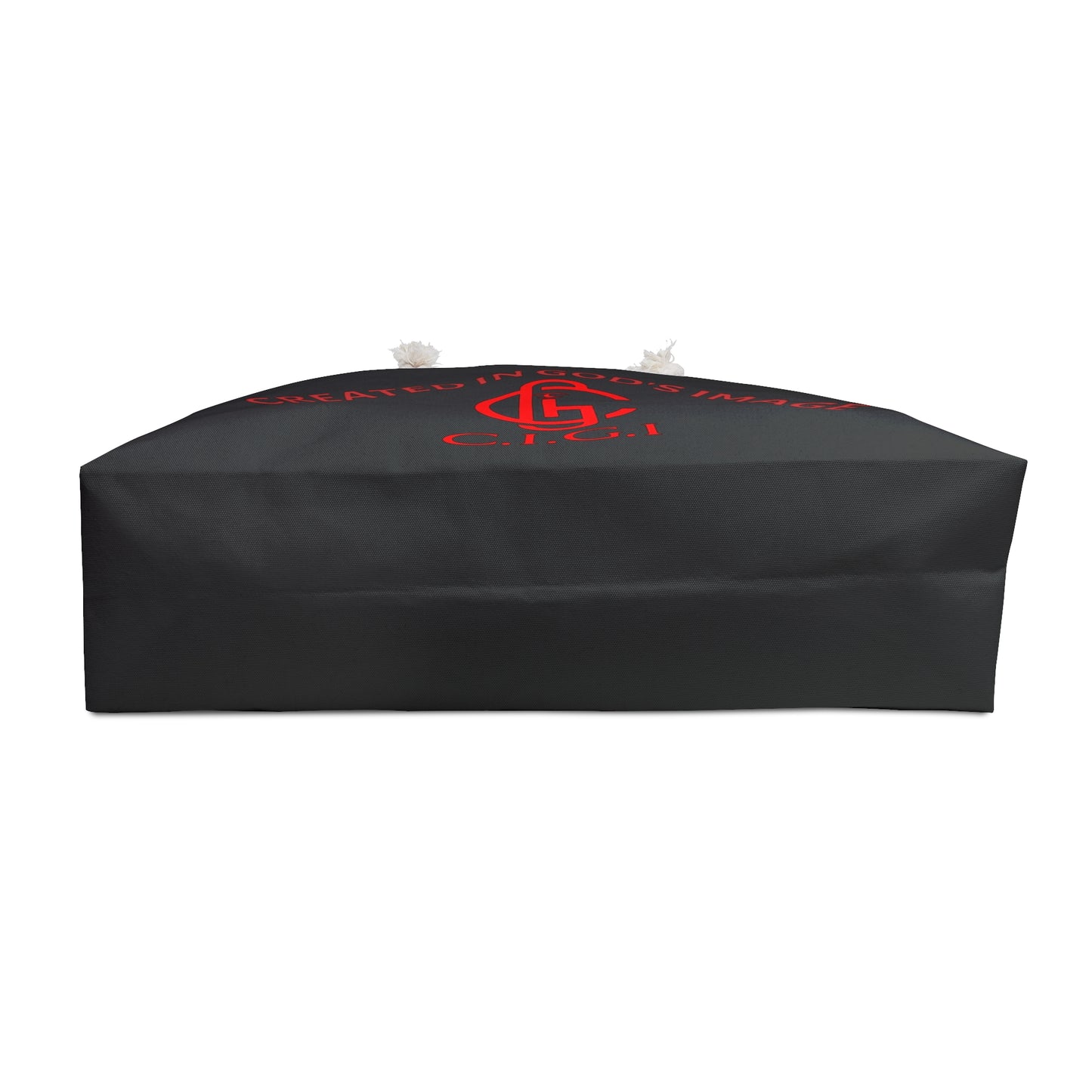 Weekender Bag in Black with Red Logo - Travel Duffle