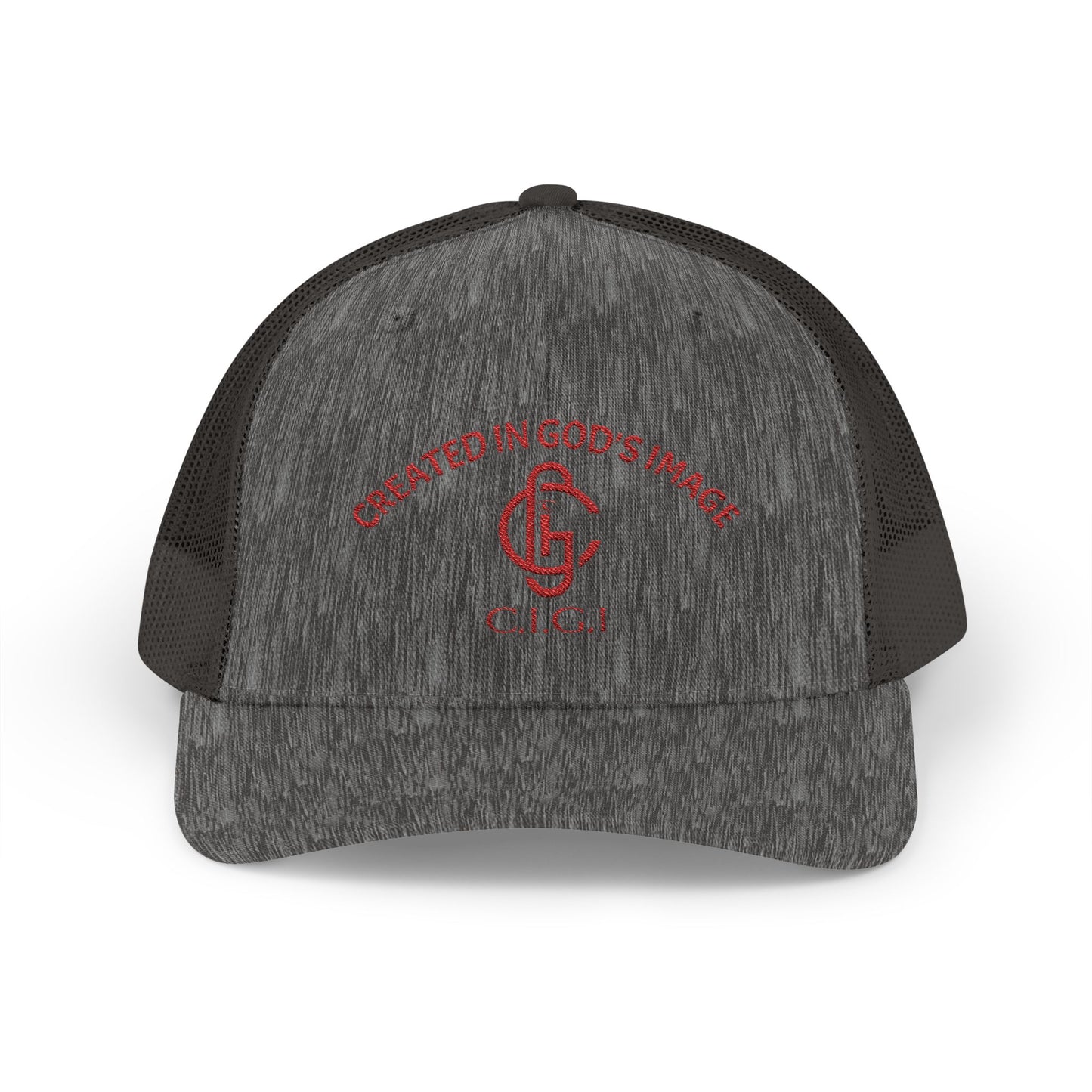 Created in God's Image Snapback Trucker Cap, Faith-Based Hat, Inspirational Gift, Religious Apparel, Everyday Comfort