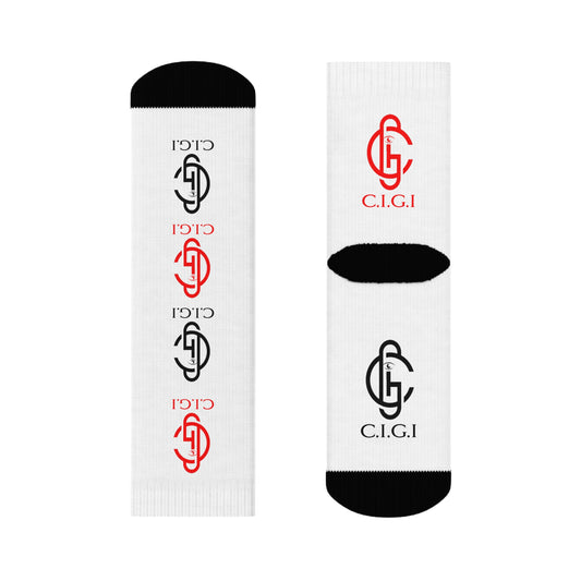 Stylish Crew Socks with Chic Design, Cozy Footwear, Unique Gift for Her, Casual & Trendy Socks, Fun Accessories for Any Occasion