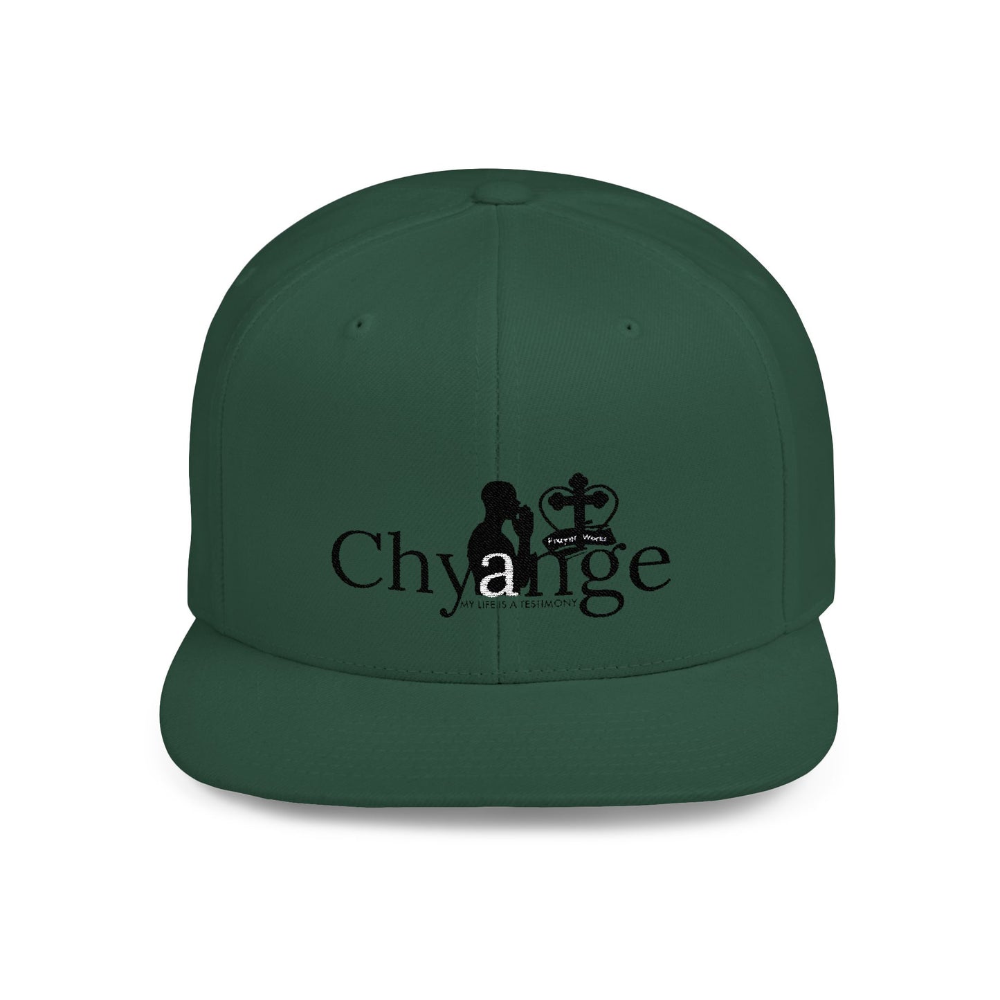 Chyange Flat Bill Snapback Cap - Stylish Adjustable Hat for Trendsetters