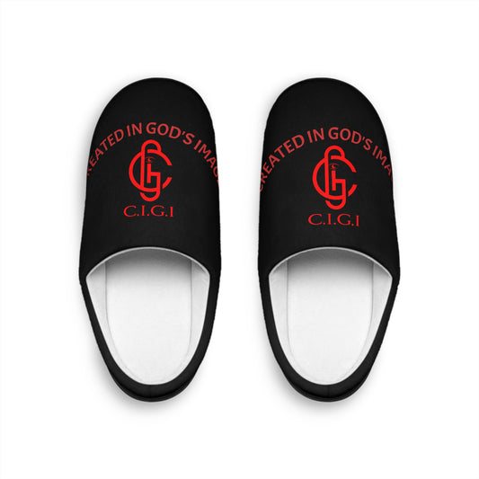 Cozy Women's Indoor Slippers with Inspirational Quote | Christian Home Footwear, Relaxation Gift, Winter Essentials, Self-Care, Faith-Based