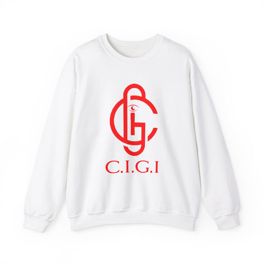 C.I.G.I. Unisex Heavy Blend Crewneck Sweatshirt - Cozy Streetwear for All Occasions