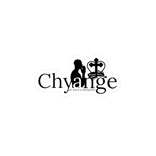 Inspirational Kiss-Cut Vinyl Decals – 'My Life is a Testimony' Designs
