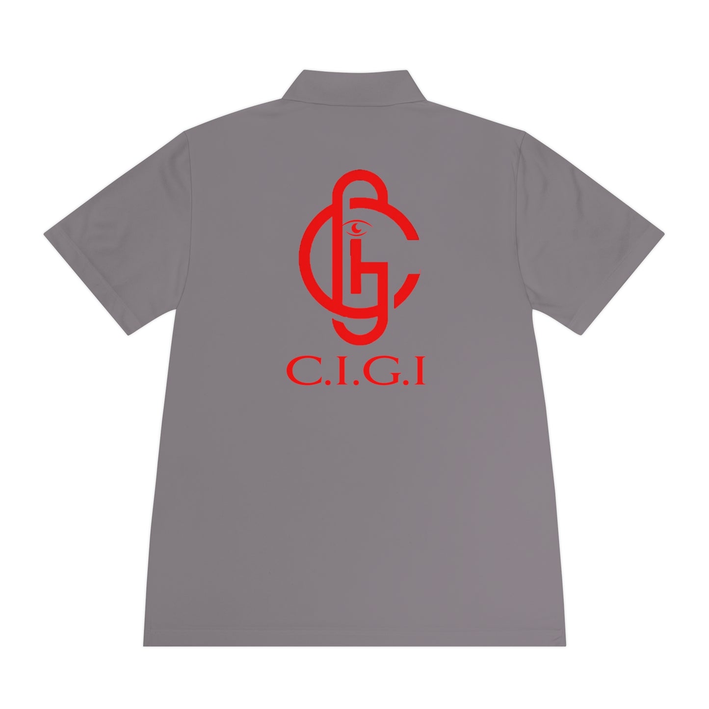 Men's Sport Polo Shirt - C.I.G.I. Emblem Design for Active Lifestyle