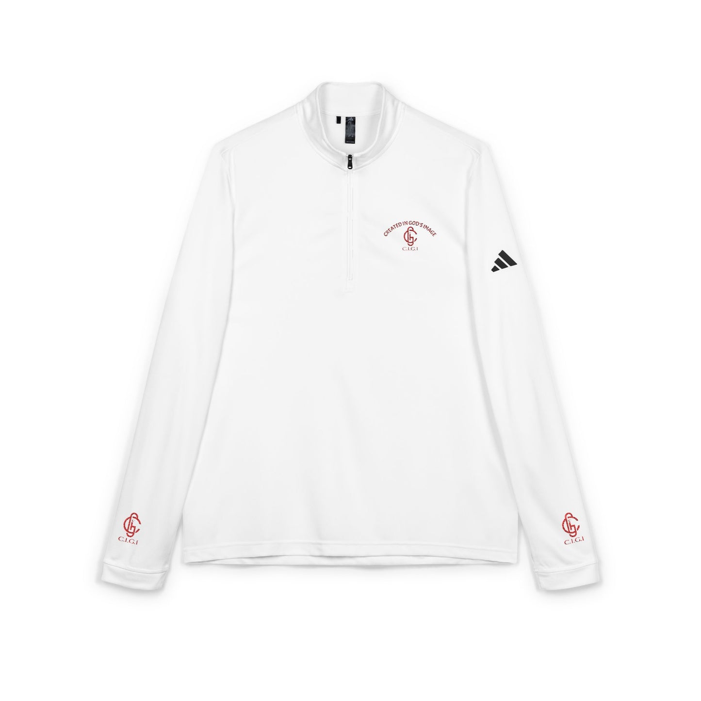 Adidas® Embroidered Quarter-Zip Pullover - Stylish Athletic Sweater, Sporty Layering Top, Perfect for Exercise, Gift for Sports [...]