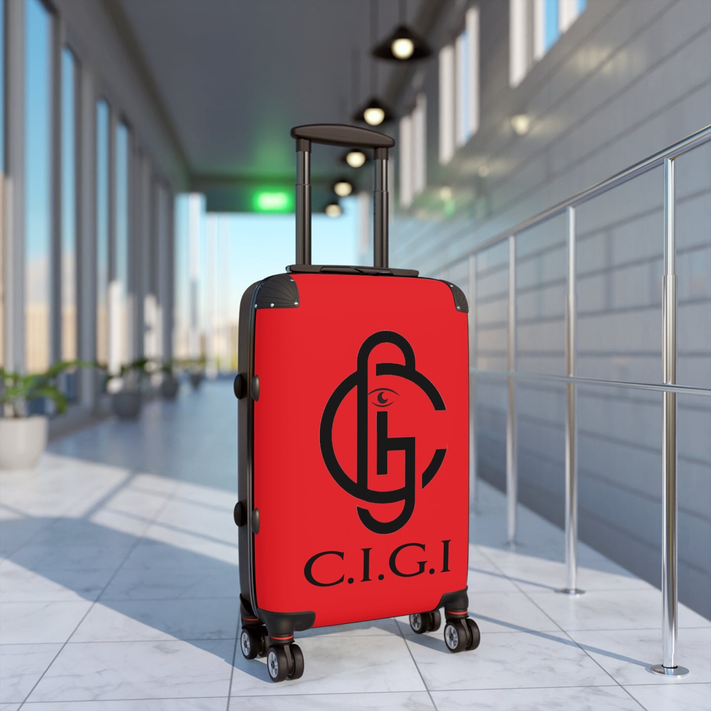 Stylish Red Travel Suitcase, Luggage for Adventurers, Fashionable Carry-On, Trendy Travel Bag, Perfect Gift for Travelers