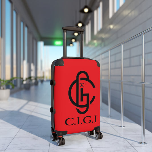 Stylish Red Travel Suitcase, Luggage for Adventurers, Fashionable Carry-On, Trendy Travel Bag, Perfect Gift for Travelers