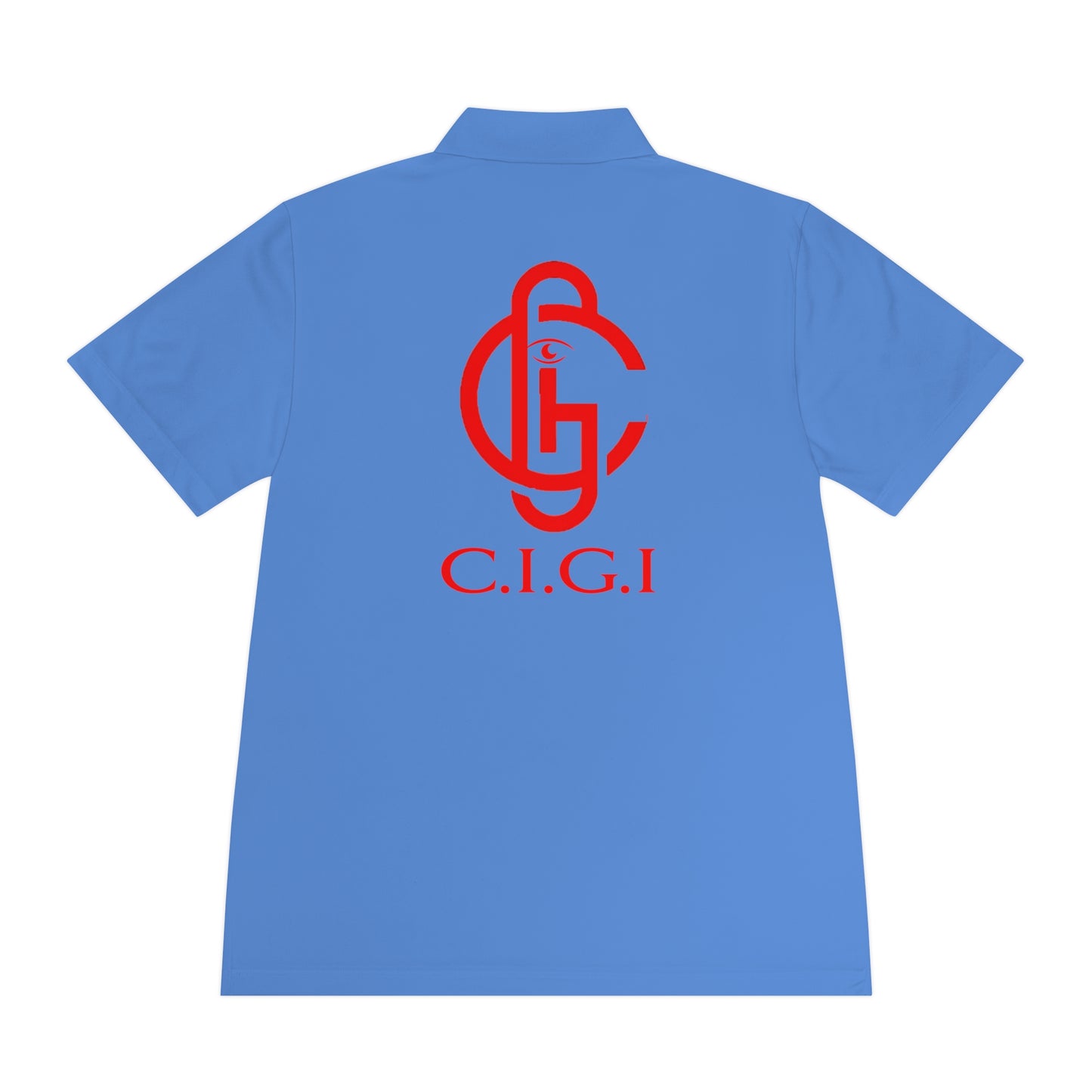 Men's Sport Polo Shirt - C.I.G.I. Emblem Design for Active Lifestyle