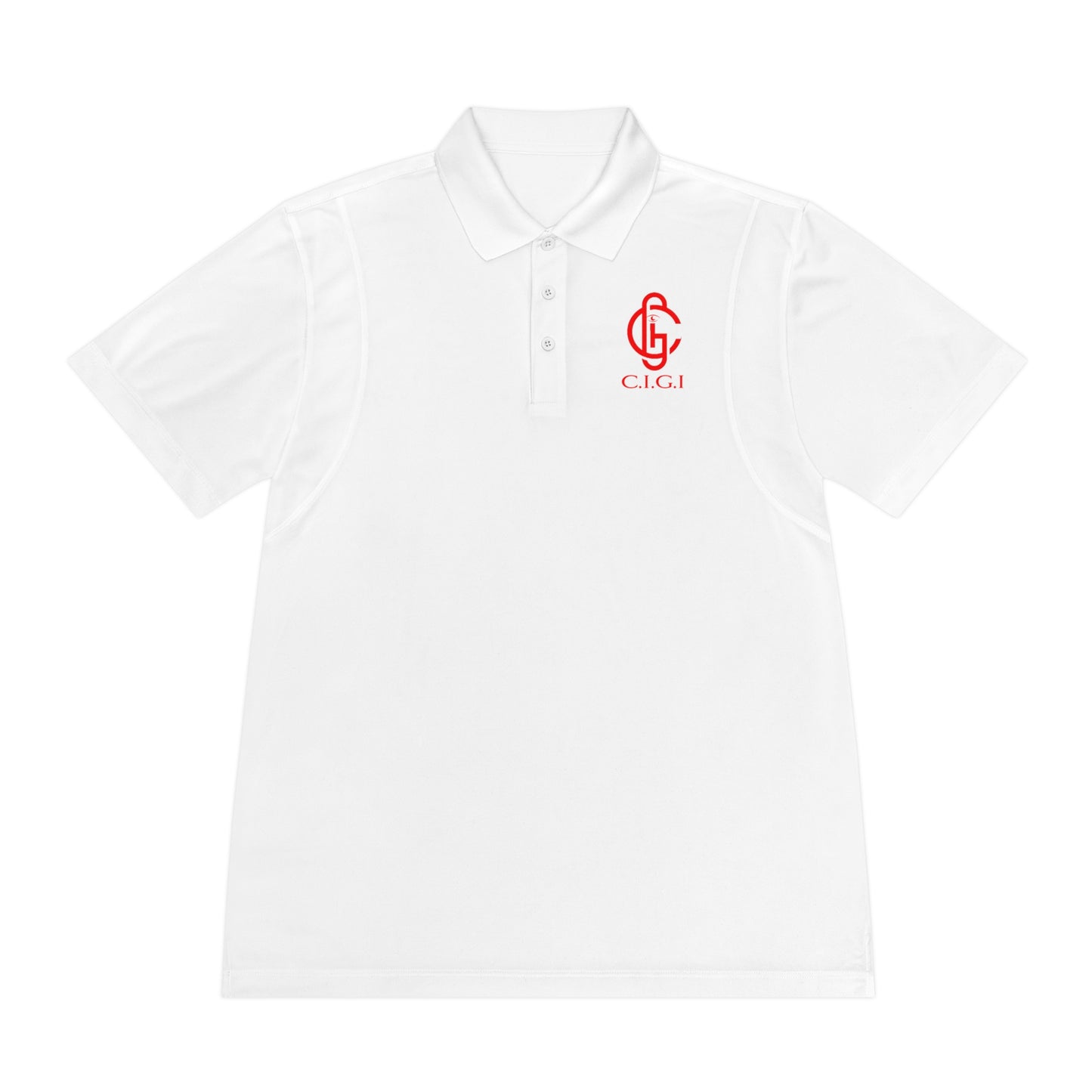 Men's Sport Polo Shirt - C.I.G.I. Emblem Design for Active Lifestyle