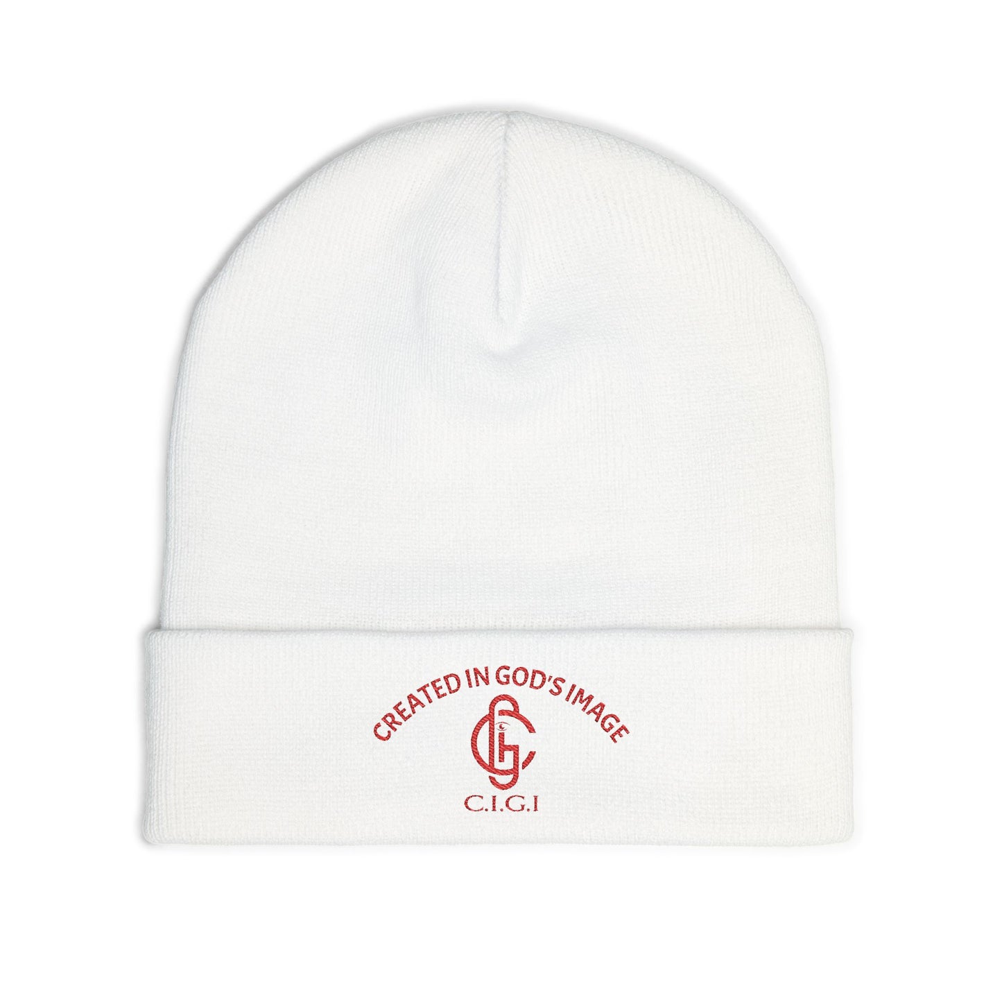 Cozy Knit Beanie with 'Created in God's Image' Embroidery, Stylish Winter Hat, Faith-Inspired Accessory, Perfect Gift for Celebrations [...]