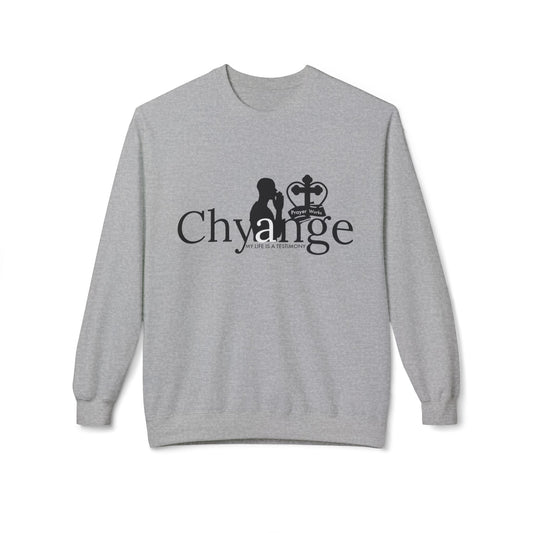 Chyange Unisex Crewneck Sweatshirt - Life is a Television Design - Cozy and Stylish