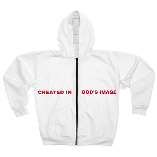 C.I.G.I. Unisex Zip Hoodie - Made in God's Image