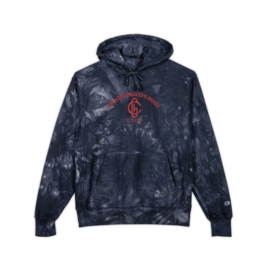 Unisex Champion Tie-Dye Hoodie with Embroidered Design, Trendy Streetwear, Comfortable Casual Wear, Unique Gift for Friends, Cozy [...]
